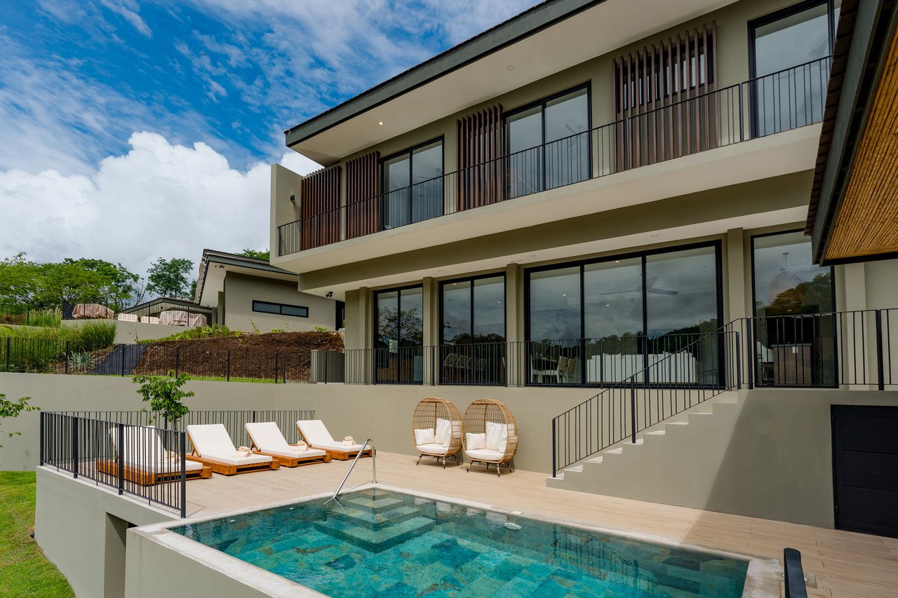 Mata Palo #56 - Bosque Tropic Village | Luxury 4-Bed Jungle Home with Private Pool & Mountain Views in the Pacifico Community, Playas del Coco