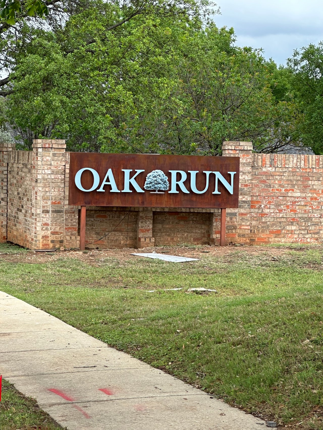 entrance to Oak Run New Braunfels