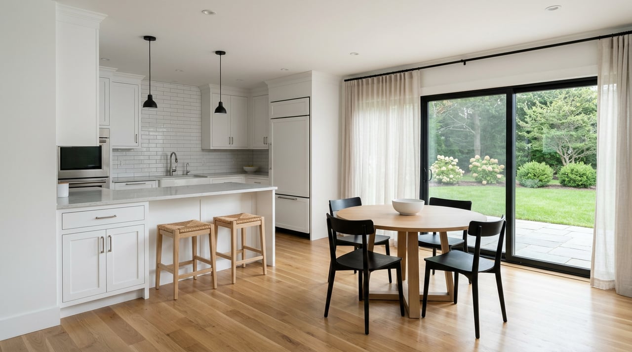 Bright kitchen and dining area – seller services by The Ken Banks Team