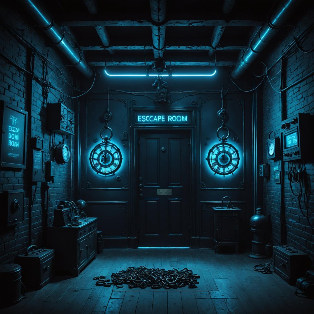 Themed escape room with puzzles and immersive décor.
