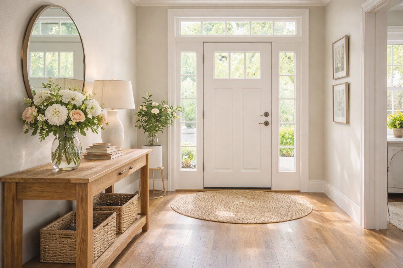 Bright and welcoming entryway making a strong first impression.