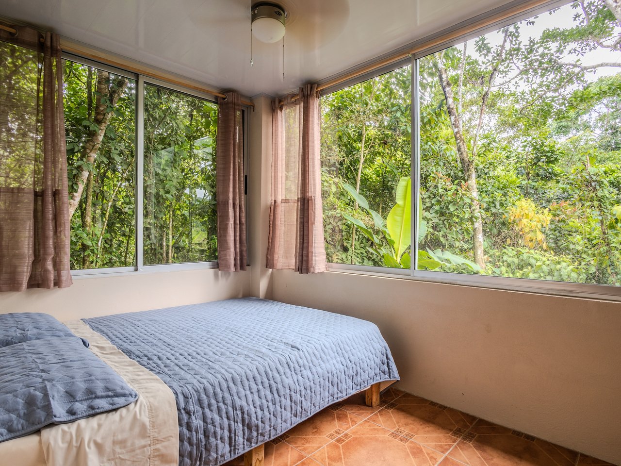 Scenic 2-Home Property for Sale in Serenity Gardens, Costa Rica – 1 Acre Mountain Estate Near Ojochal