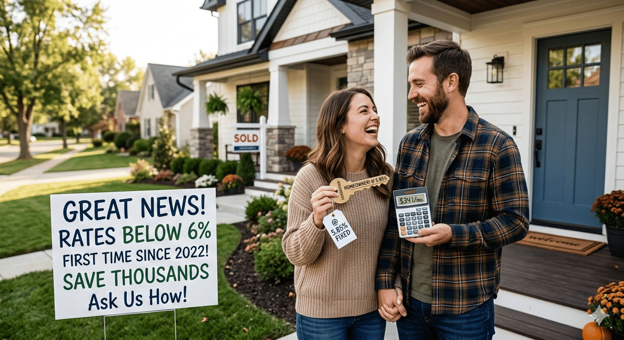 The Wait is Over: Mortgage Rates Drop Below 6% for the First Time Since 2022