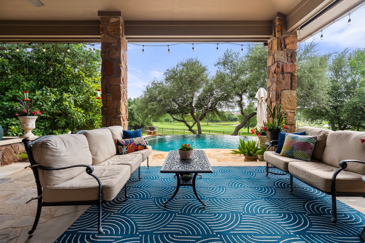 Luxurious Golf Course Estate with Unmatched Views & Resort-Style Backyard | Overlooking the Scenic 13th Hole Fairway at UT Golf Club in Steiner Ranch