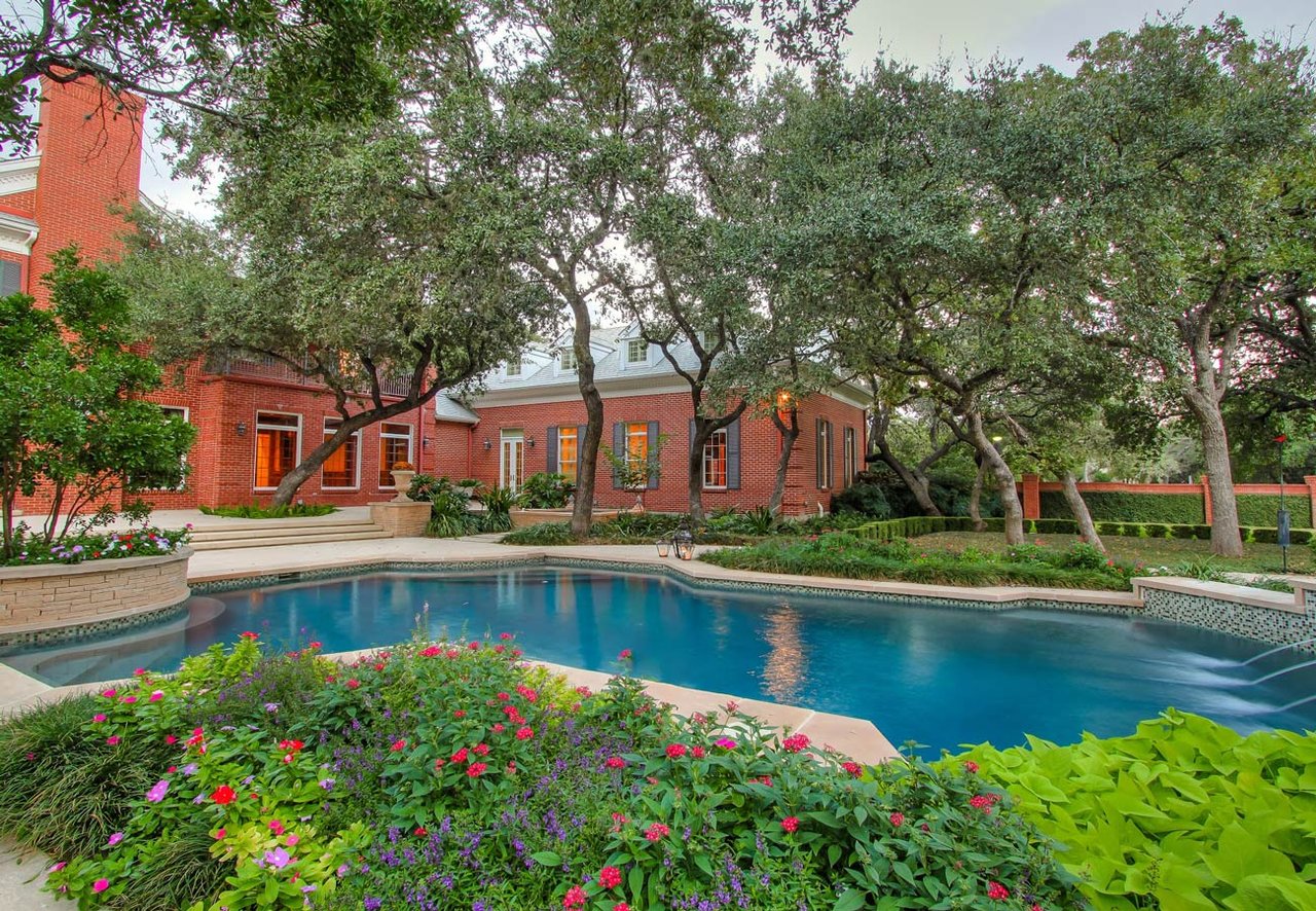 Luxury estate home on a large homesite in Hill Country Village San Antonio Texas
