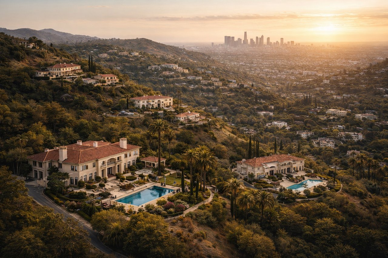 Beverly Hills vs Bel Air: Why Hillside Elevation Layers Create More Exclusive Estates