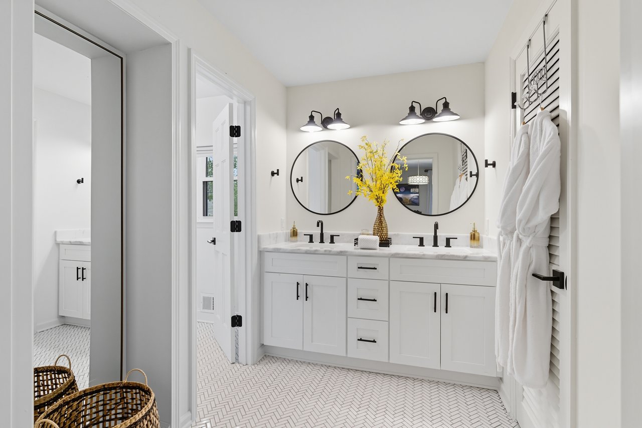 photo of a luxury primary bathroom