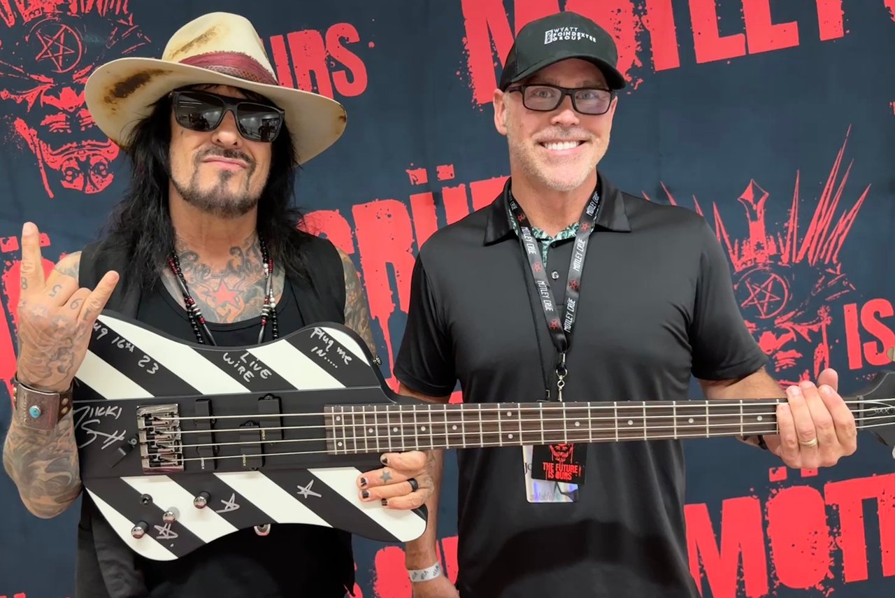 Collector's Corner: Nikki Sixx of Motley Crue — Stage-Used & Signed Bass Guitar - Wyatt Poindexter - The Agency