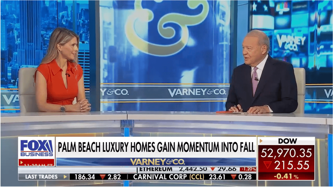Palm Beach Has 'incredible demand and momentum' heading into fall, Luxury Realtor Says