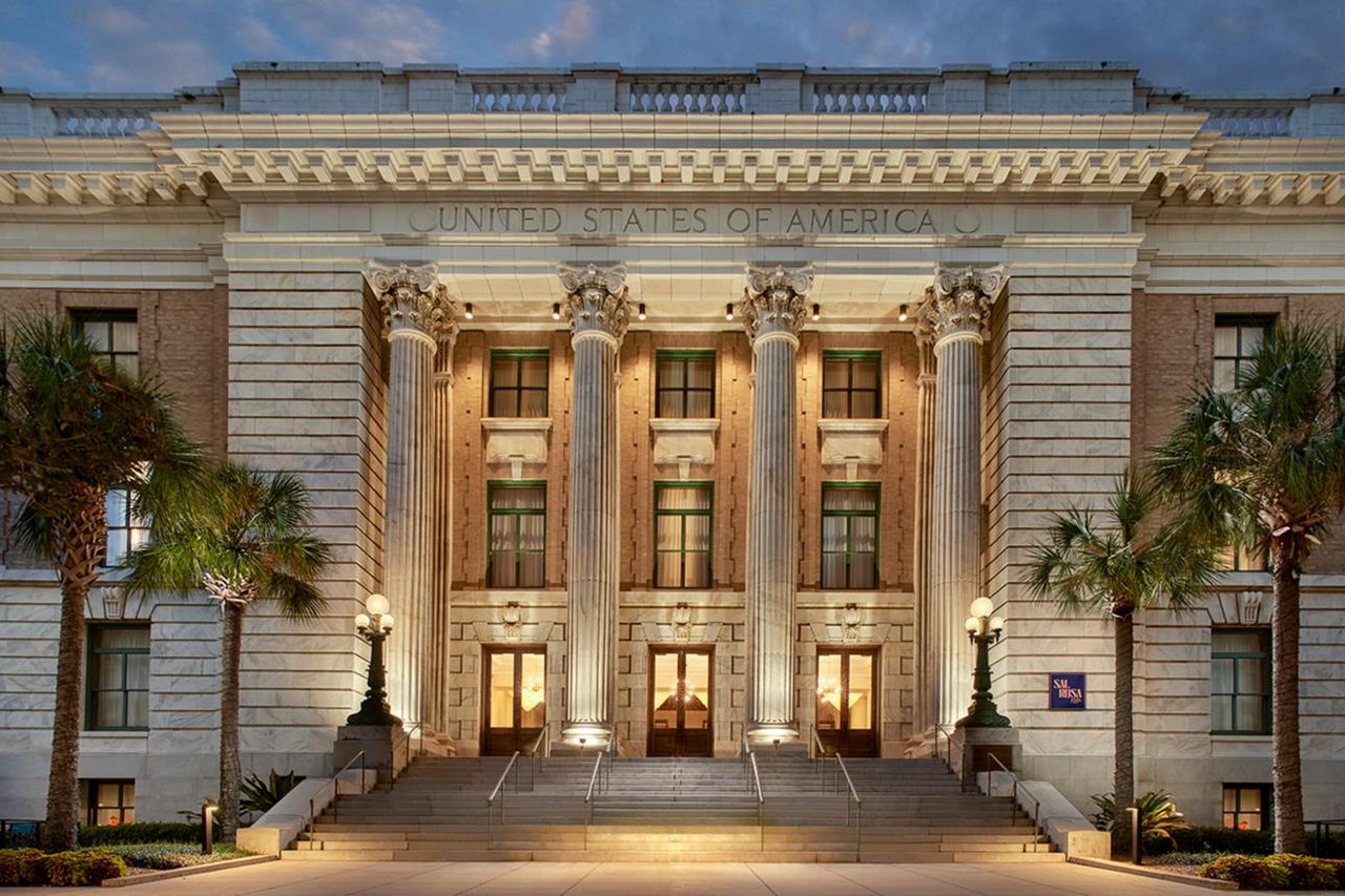 The historic federal courthouse in downtown Tampa, Florida, featuring classic architecture and a long history of notable legal cases and local legends