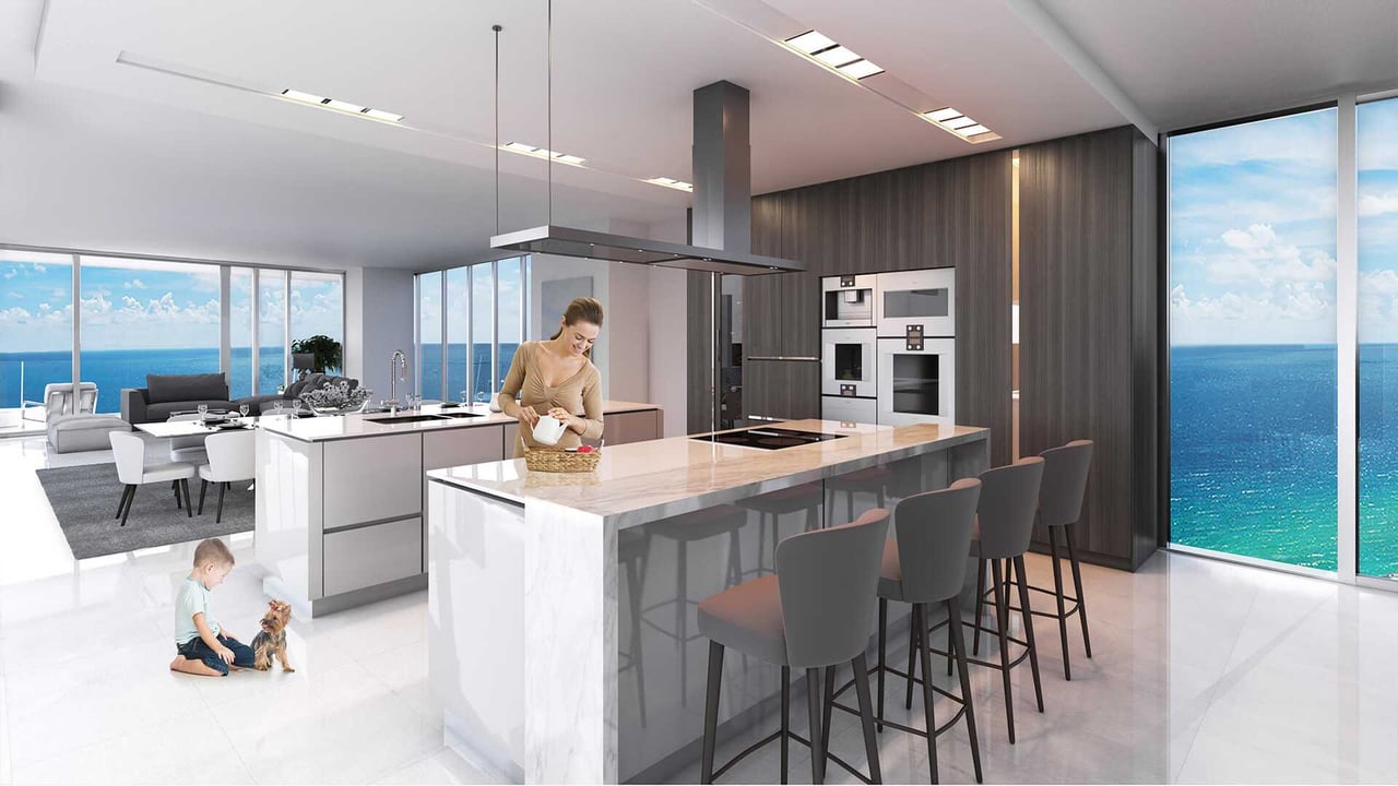 Turnberry Ocean Club kitchen