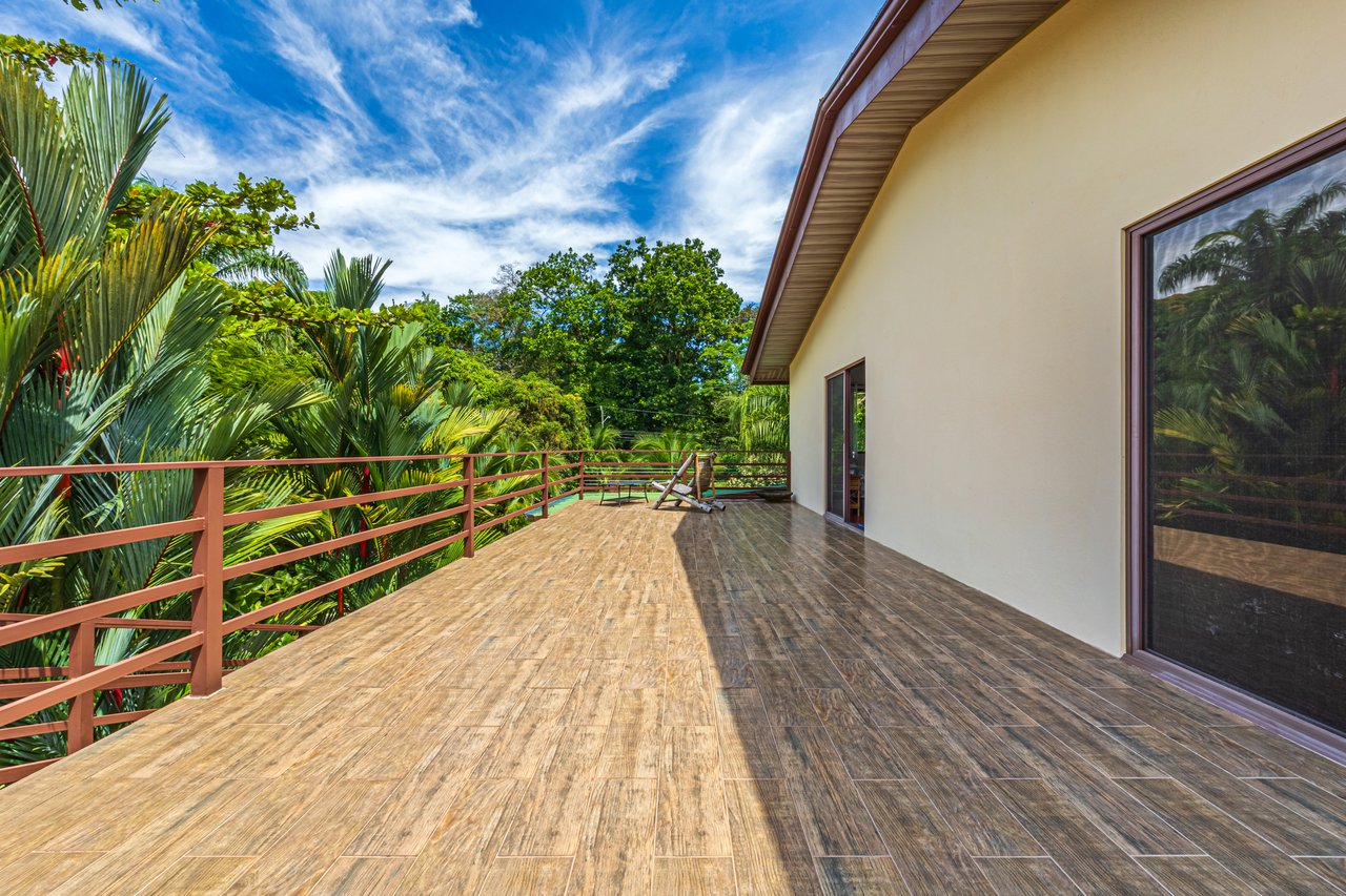 0.50 ACRES – 5 Bedroom Riverfront Modern Home, Walking Distance To Dominical!!!