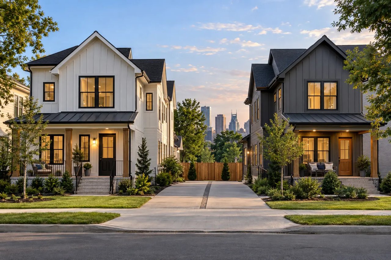 Two detached HPR homes on a residential property in Nashville, Tennessee
