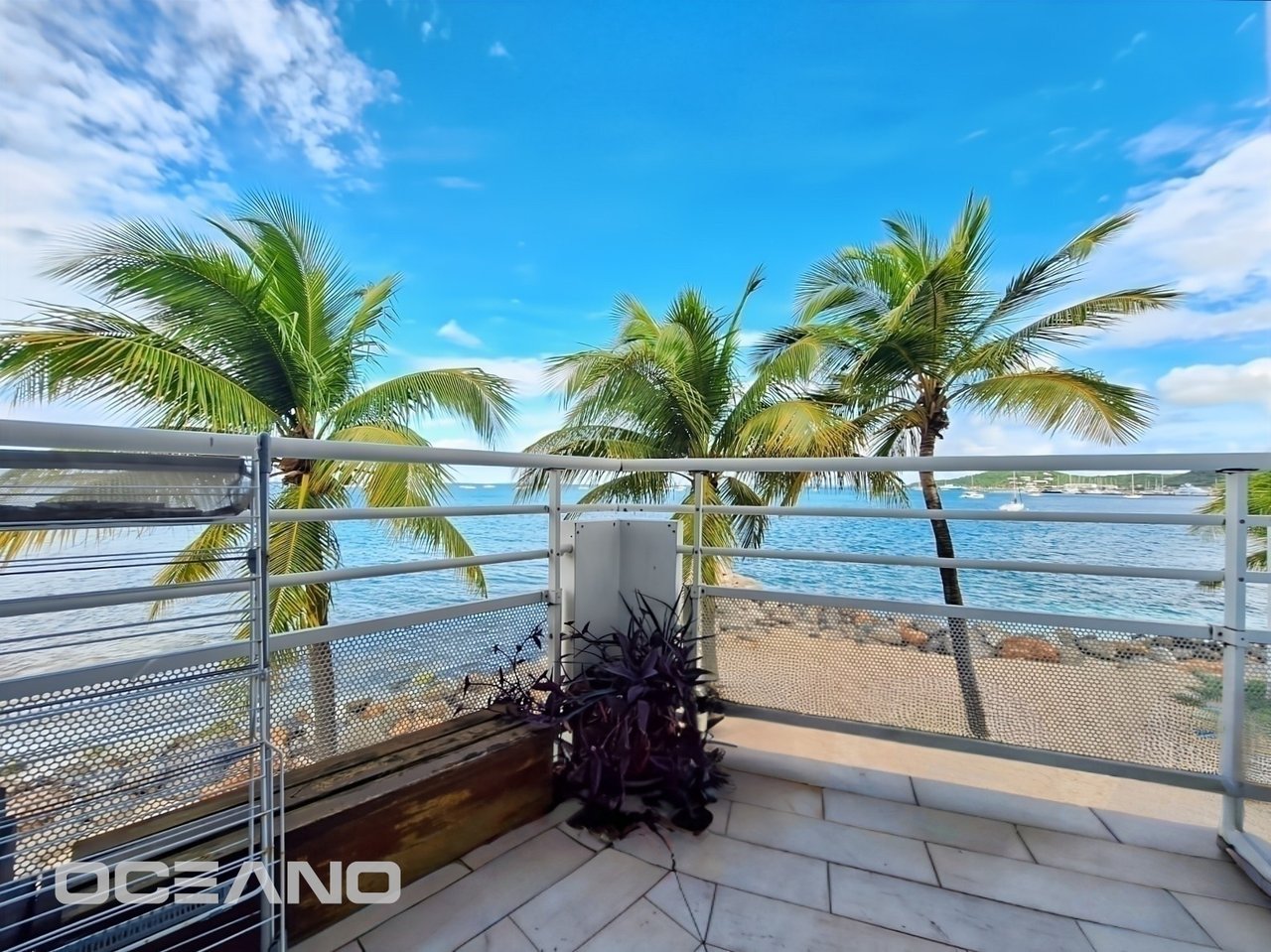 Seafront Apartment on the Beach - Marigot