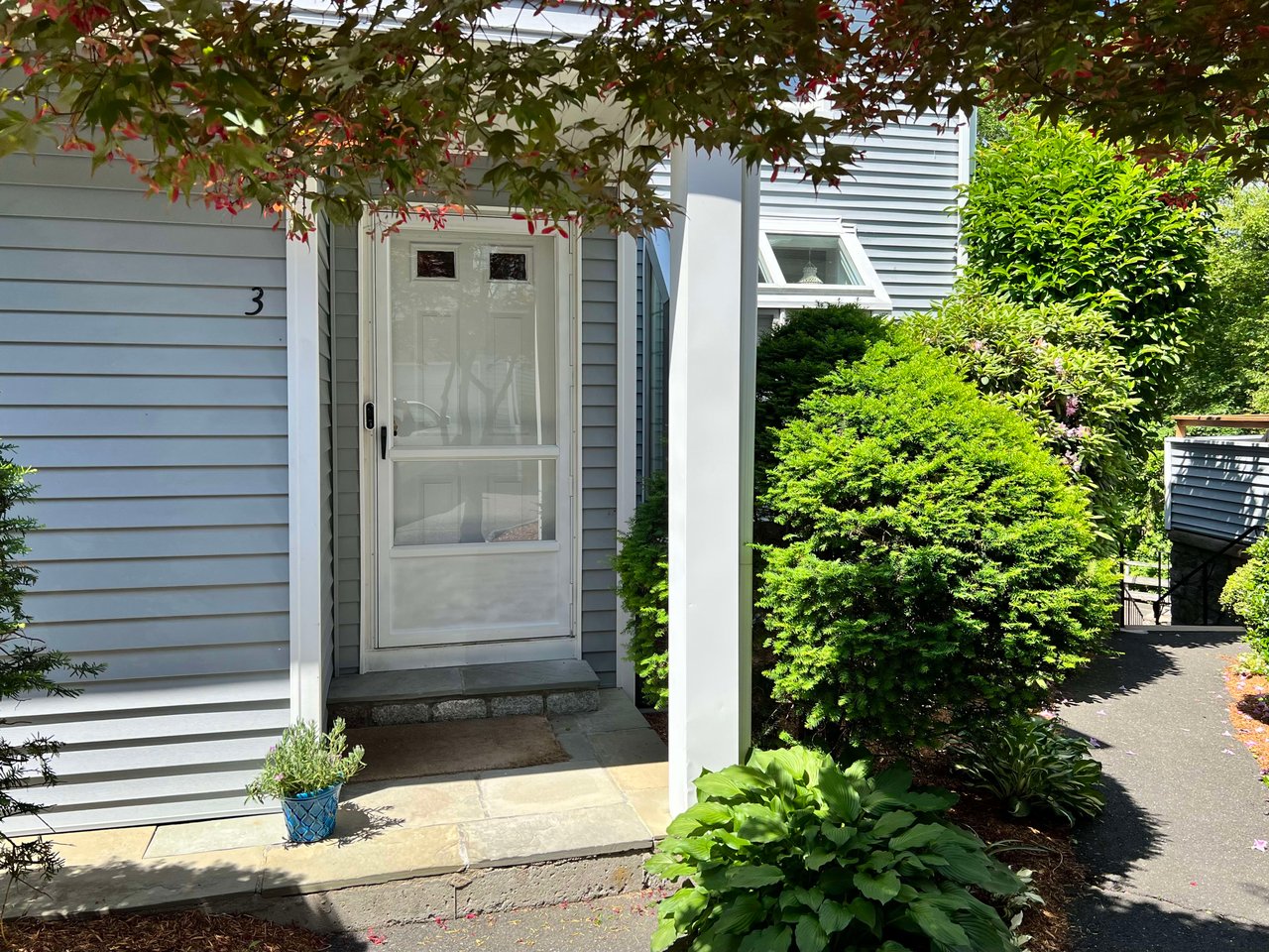 Front Door at 3 Wilton Crest, Wilton, CT