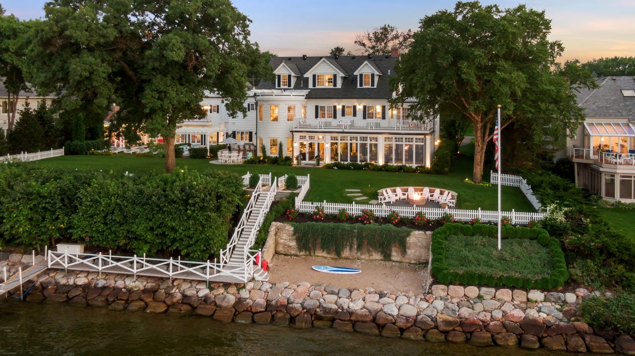 Hamptons Inspired Lake Minnetonka Mansion Lists for $12.5M