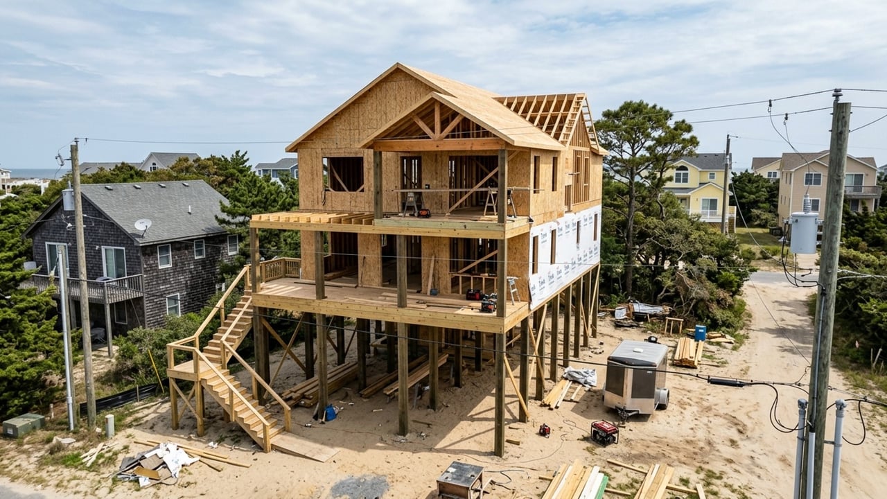 Building a Custom Home in Kitty Hawk, NC: 2026 Costs and Process