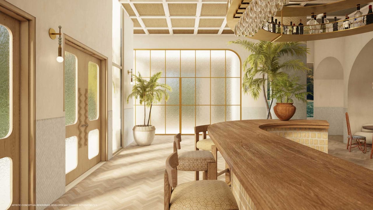 Flow House lobby main entry 