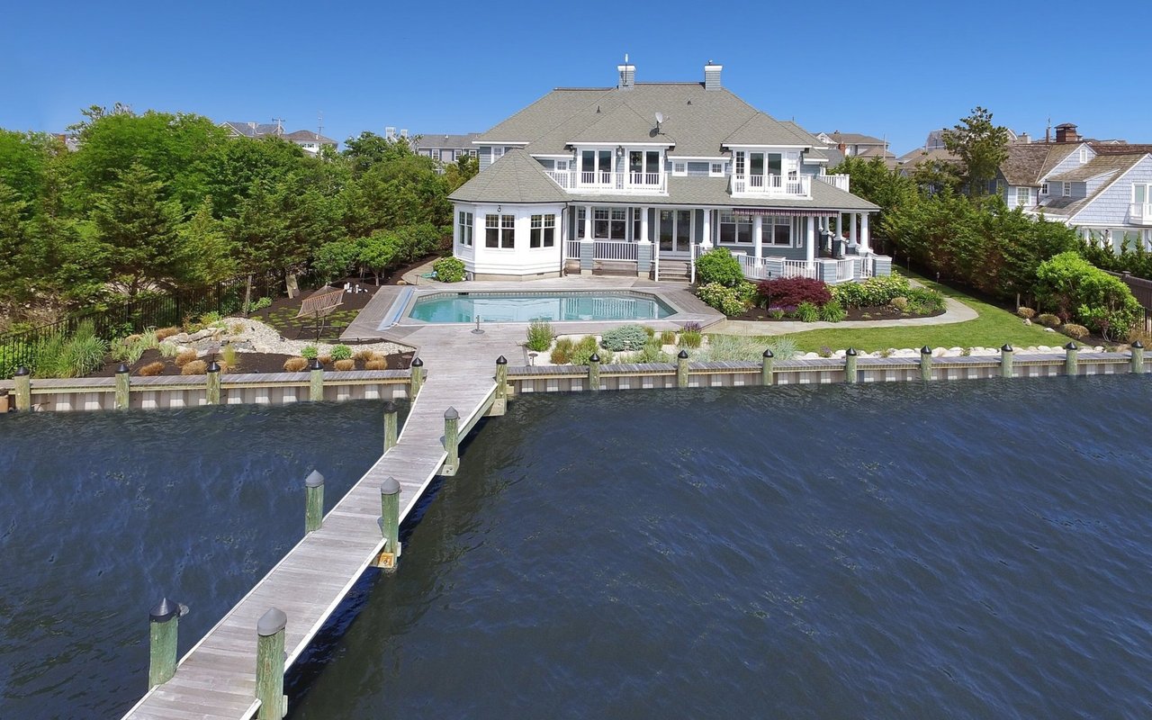 Open House - Sunday  1-4:00 Pm  Very Private Nantucket Bay Front in Mantoloking
