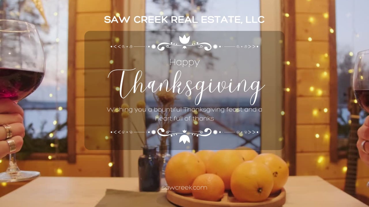 A Season of Gratitude at Saw Creek Real Estate