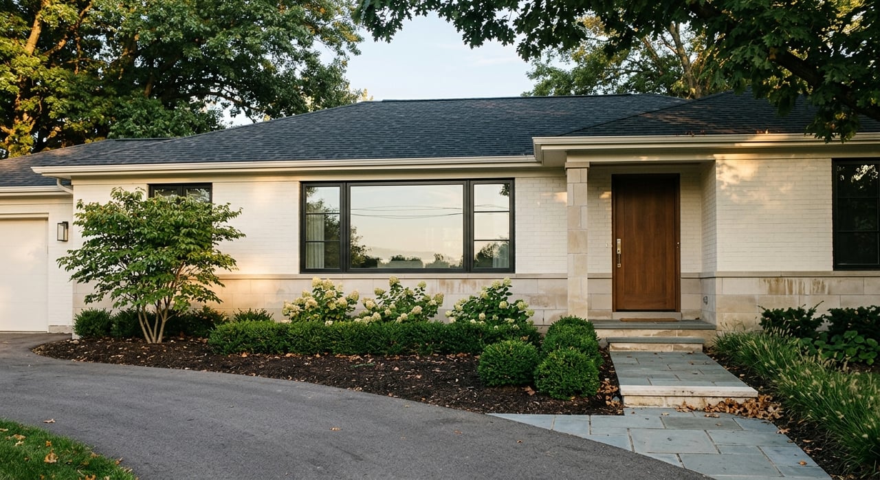 Renovated single-family home exterior in a quiet Northvale neighborhood