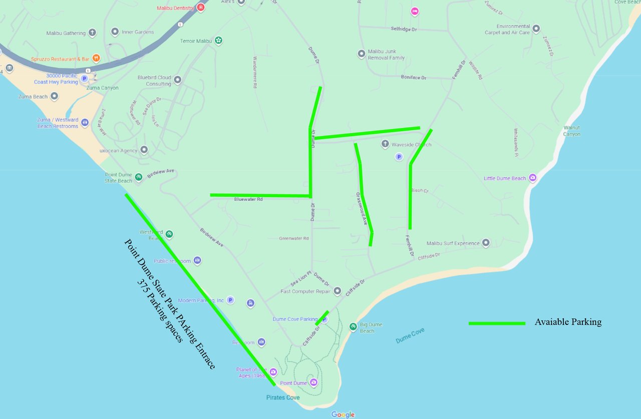 Point Dume Parking 