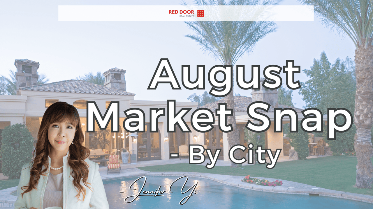 Red Door Real Estate (August Market Snap - By City)