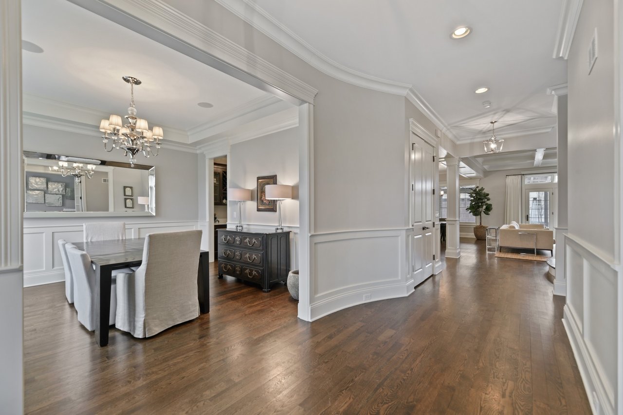 charming home in the coveted Old Town area of Western Springs is spectacular