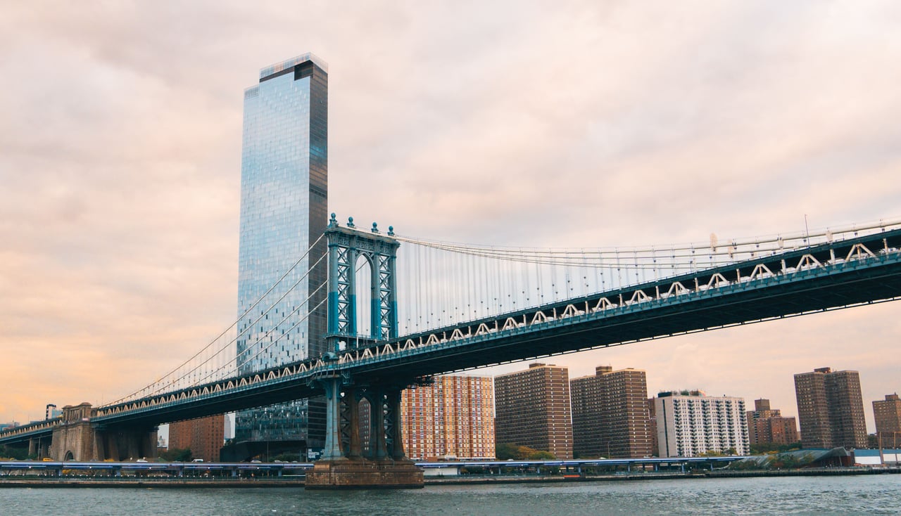 One Manhattan Square, the iconic luxury waterfront condominium tower overlooking the East River in Lower Manhattan.
