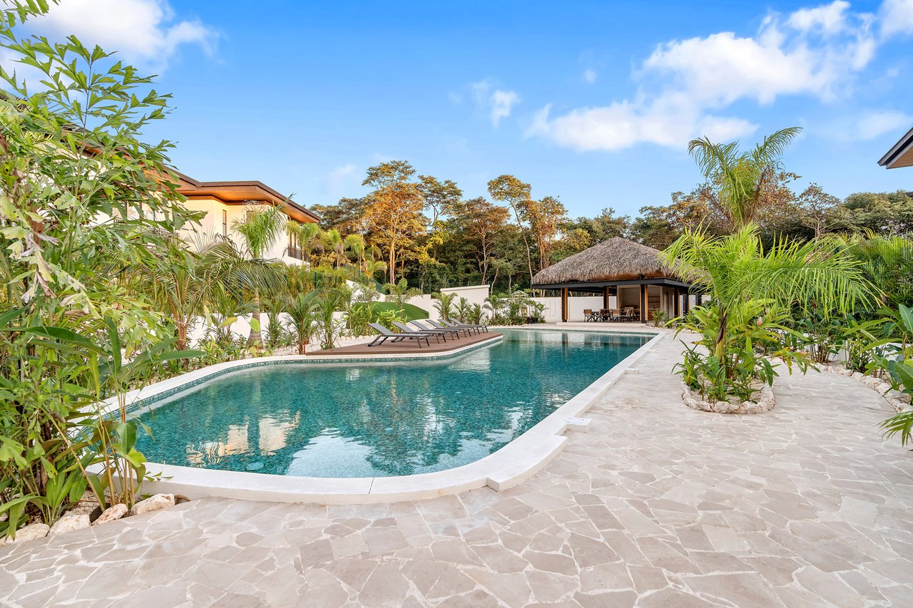 Villa Tropical Dawn | 4-Bedroom Modern Oasis in Bosques de Pinilla with Forest Views & Resort-Style Amenities