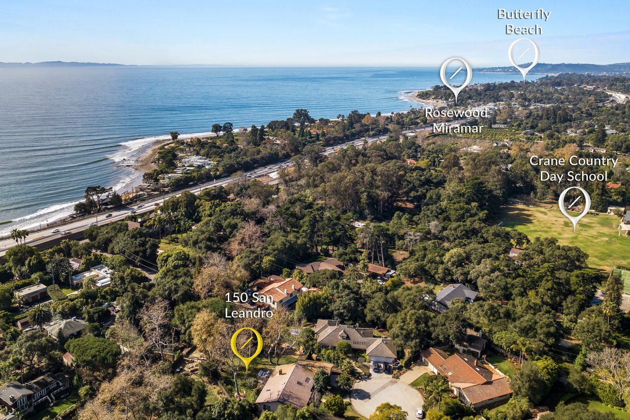 New Listing! 150 San Leandro Place in Montecito Offered at $4,850,000