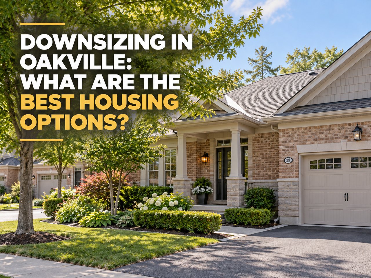 Downsizing in Oakville: What Are the Best Housing Options for Retirees?