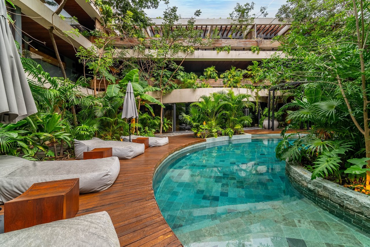 Luxury Furnished Studio with Rooftop & Pool | Miraluna Aldea Zama