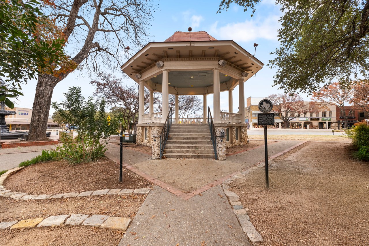 Gazebo in downtown New Braunfels