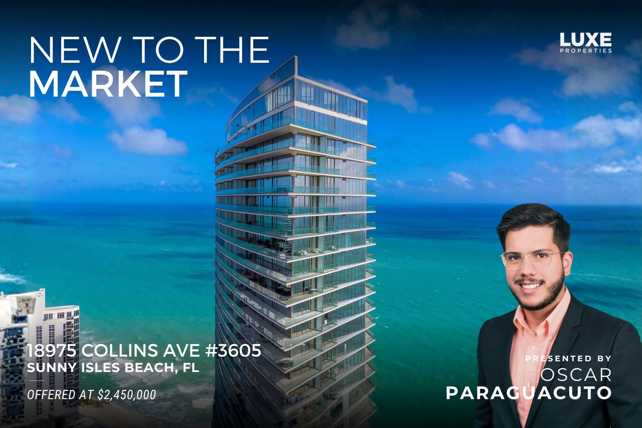 New To The Market: 18975 Collins Ave Unit 3605, Sunny Isles Beach, FL​ |  Residences by Armani Casa Condo For Sale