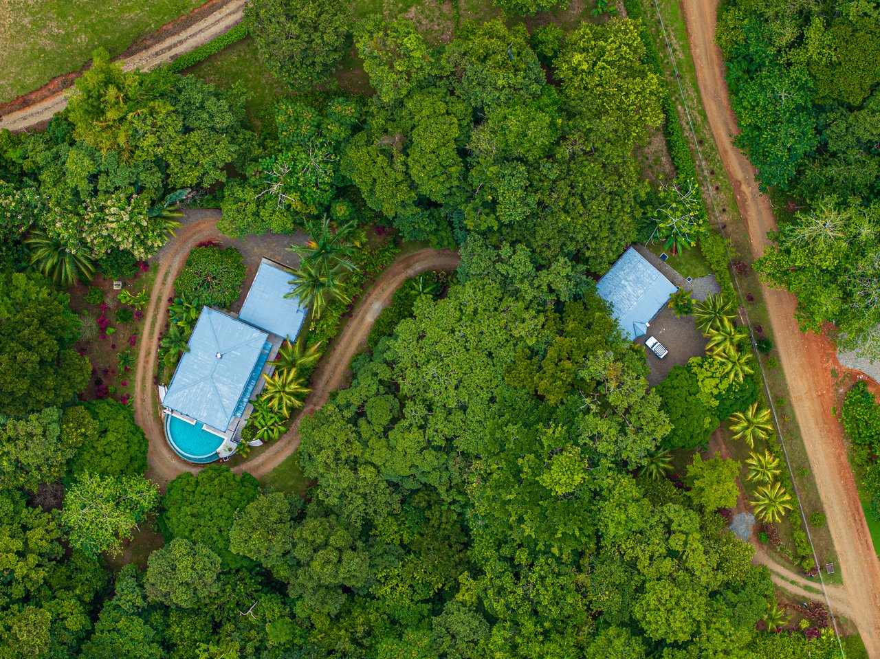 Luxury Rainforest Home + Guest House on 11 acres