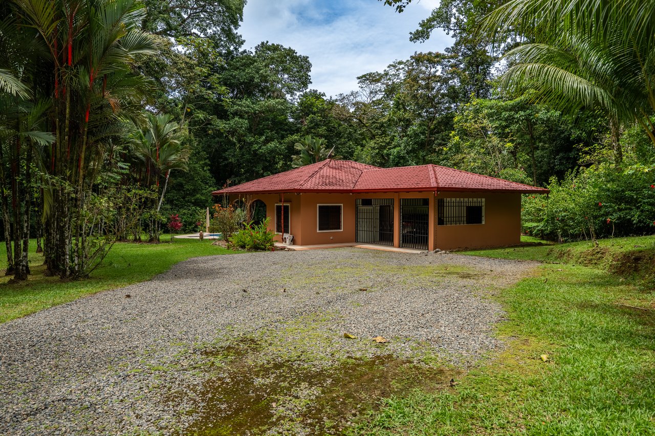 Ojochal Home for Sale with Pool, Creek & 1.6 Acres