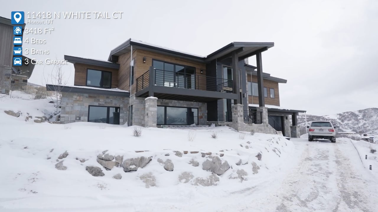 Perched high on the hill overlooking the Jordanelle Reservoir and Deer Valley!