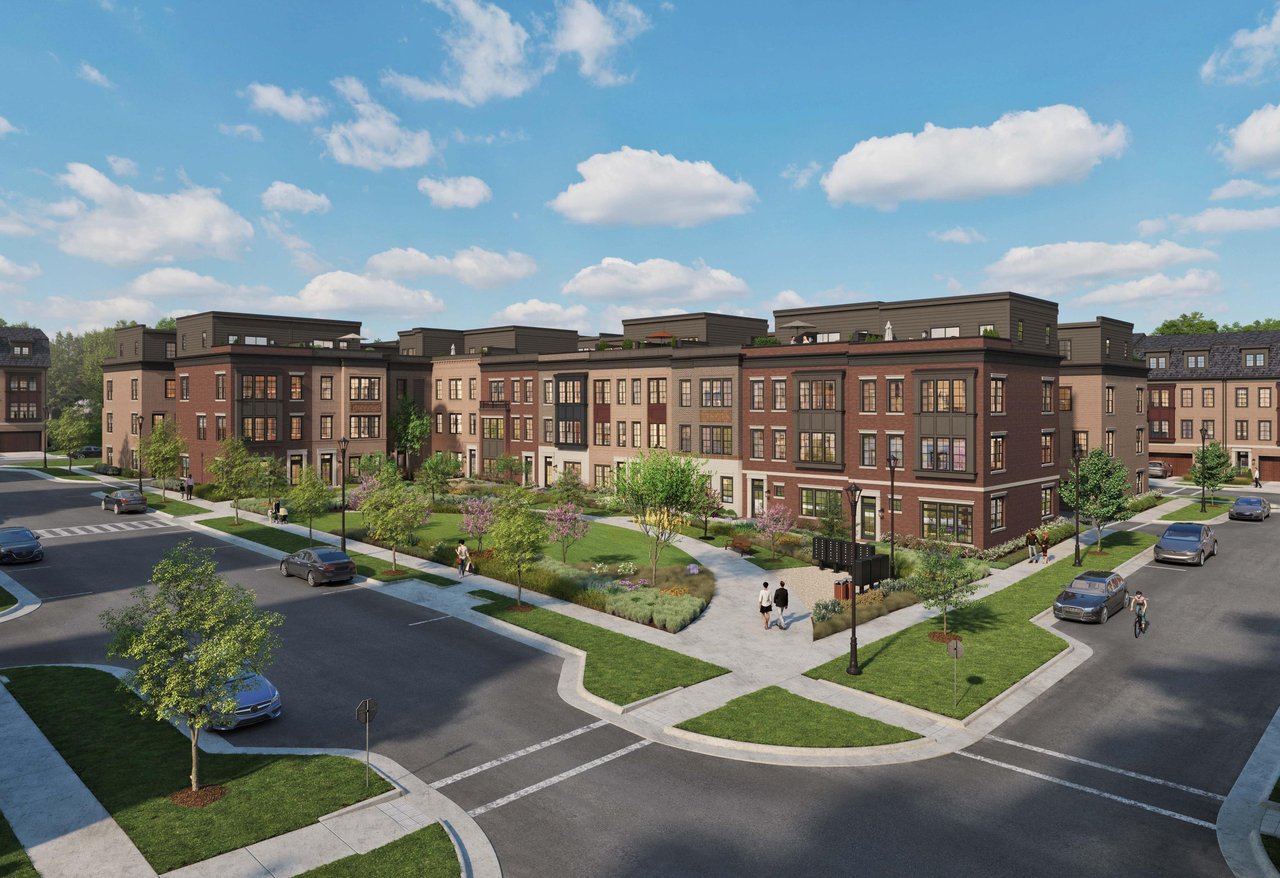 Luxury Brownstone-Style Townhomes Are Coming to Kingstowne Towne Center