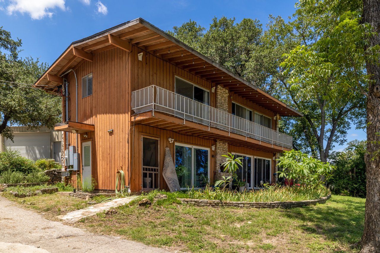 Lake Travis Waterfront! 2 homes, 3 acres with dock!