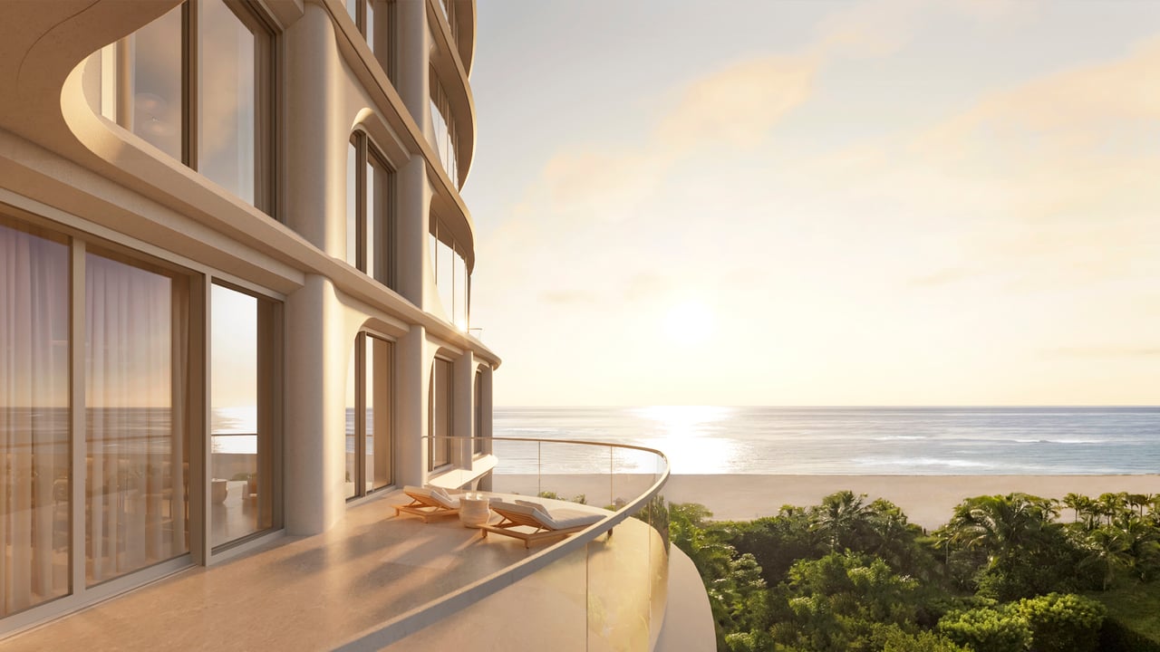 The Shore Club Private Collection terrace view 