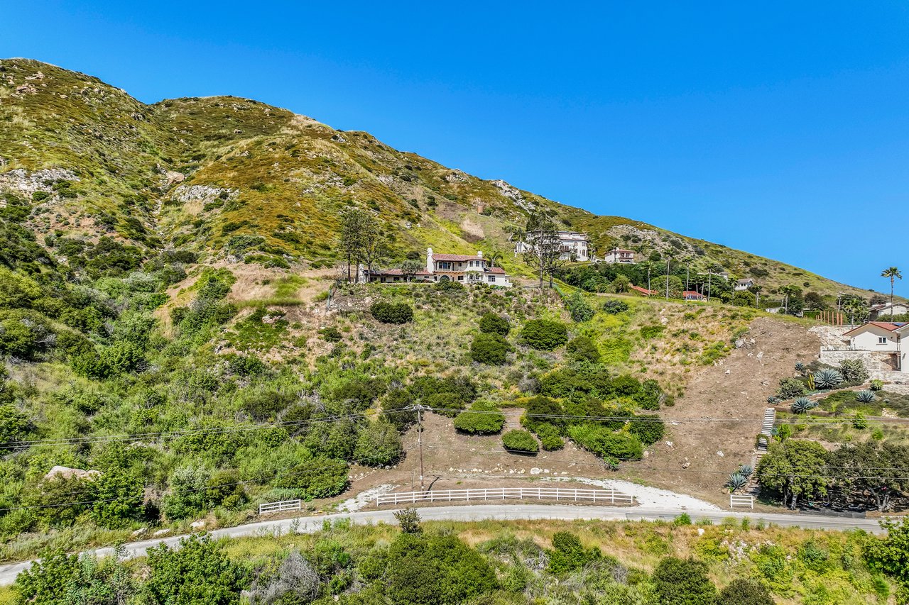 Ocean View Lot on the Pristine Western End of Malibu