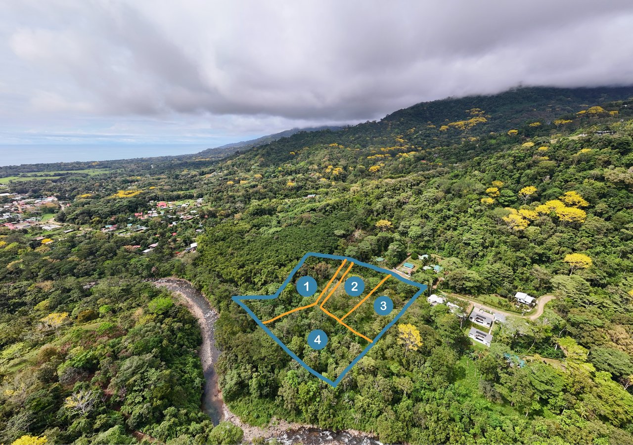 Bamboo Forest Estates – Prime Lots for Sale in Uvita, Costa Rica | Riverfront Land with Utilities