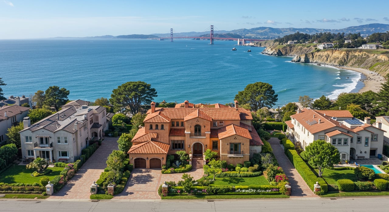 Marina San Francisco waterfront luxury homes with Golden Gate Bridge view real estate Monica Pauli Compass