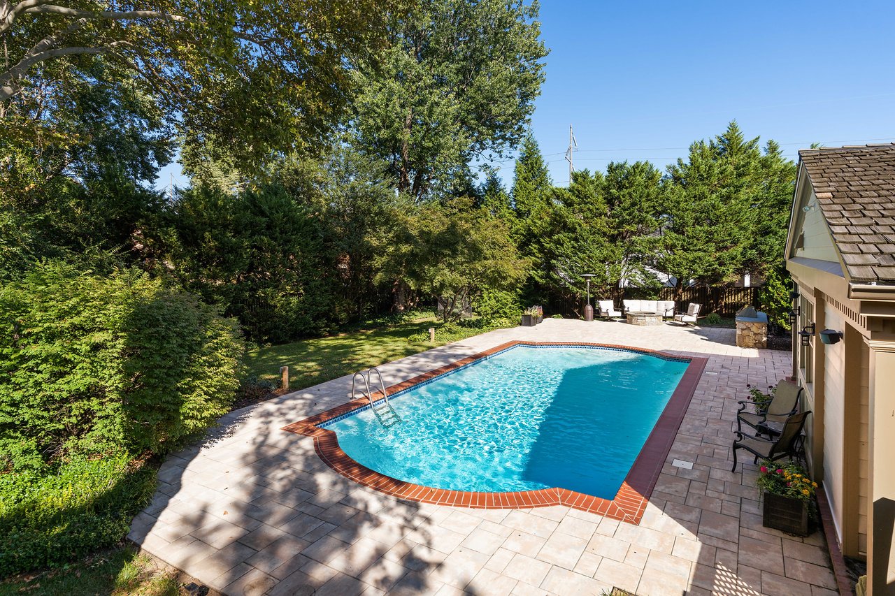 Backyard Pool at 6302 Long Meadow Road