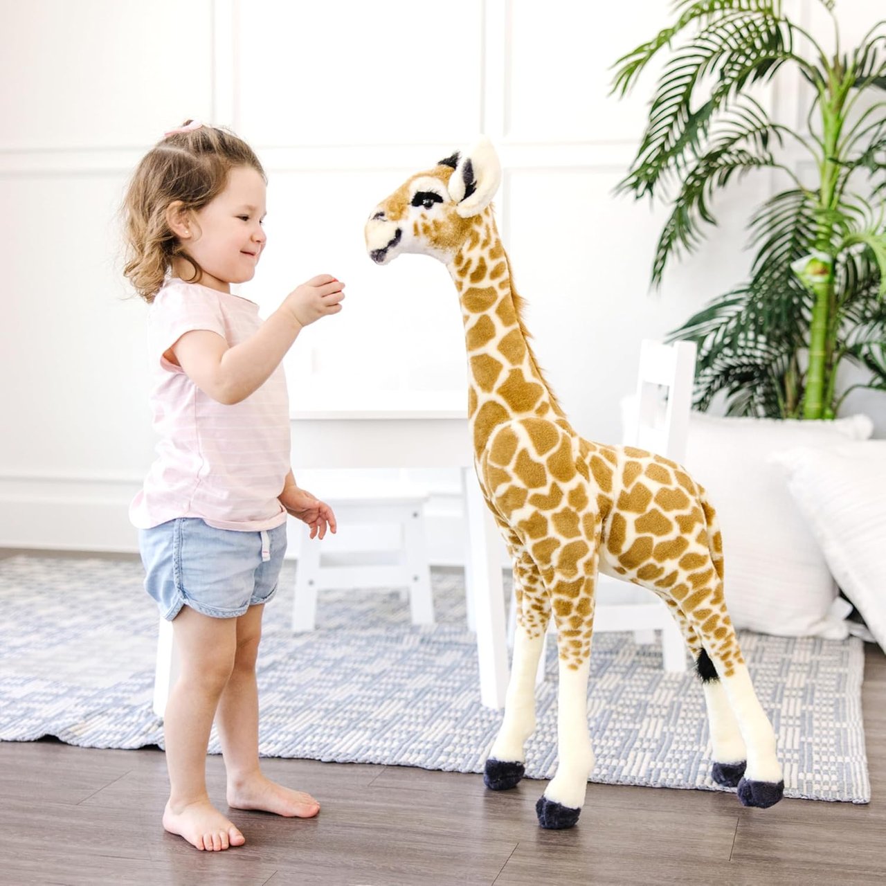 Lifelike Plush Standing Baby Giraffe Stuffed Animal