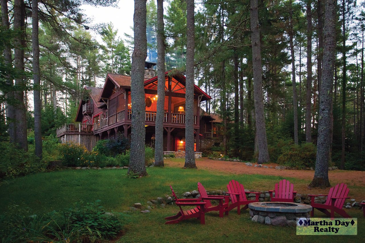 Woodlands Lodge on Rainbow Lake, Adirondacks New York