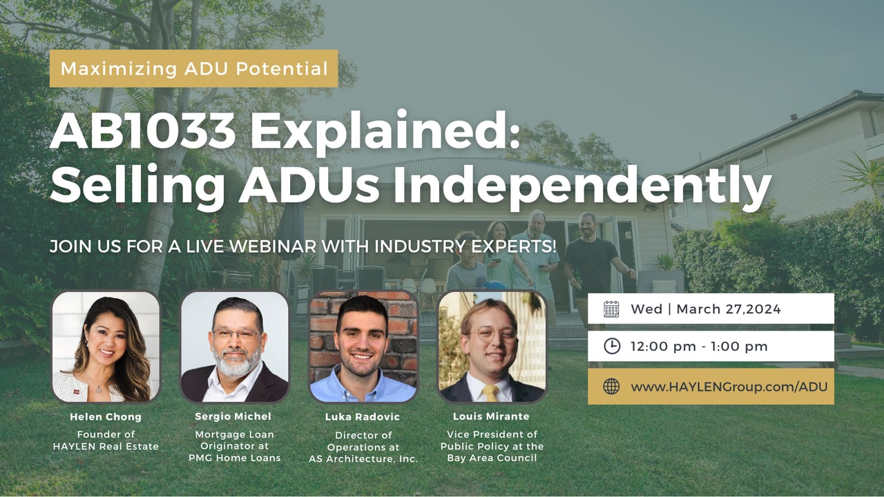 How to Sell ADU Independently — AB1033 Explained