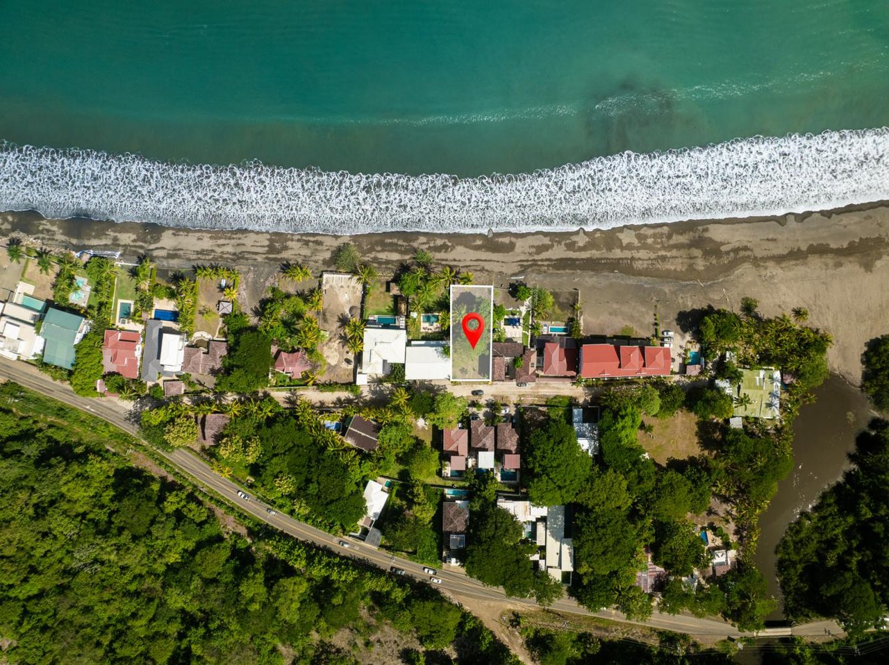 Beachfront Lot for Sale in Potrero Surfside, Costa Rica