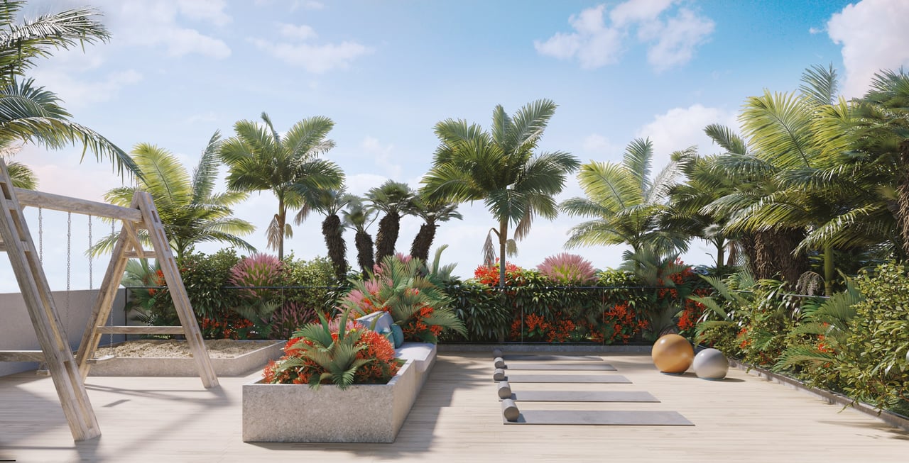 Clara Bay Harbor outside yoga deck